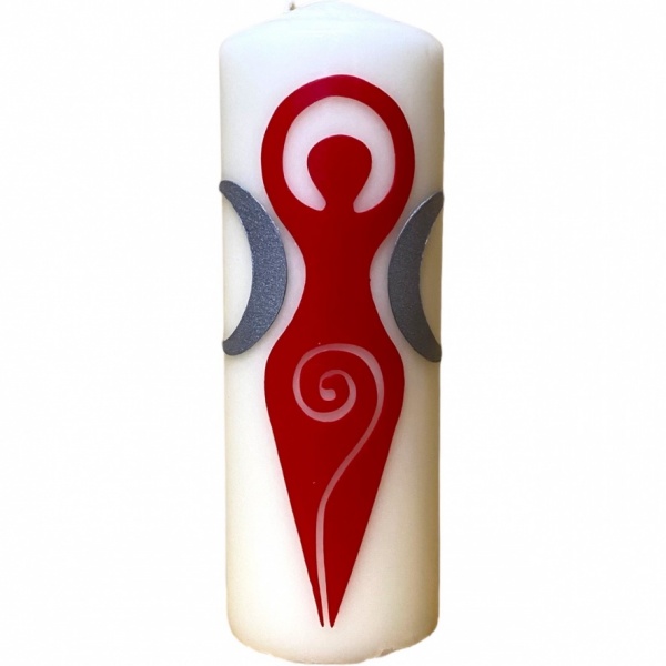 Red Goddess - Large Pillar Candle